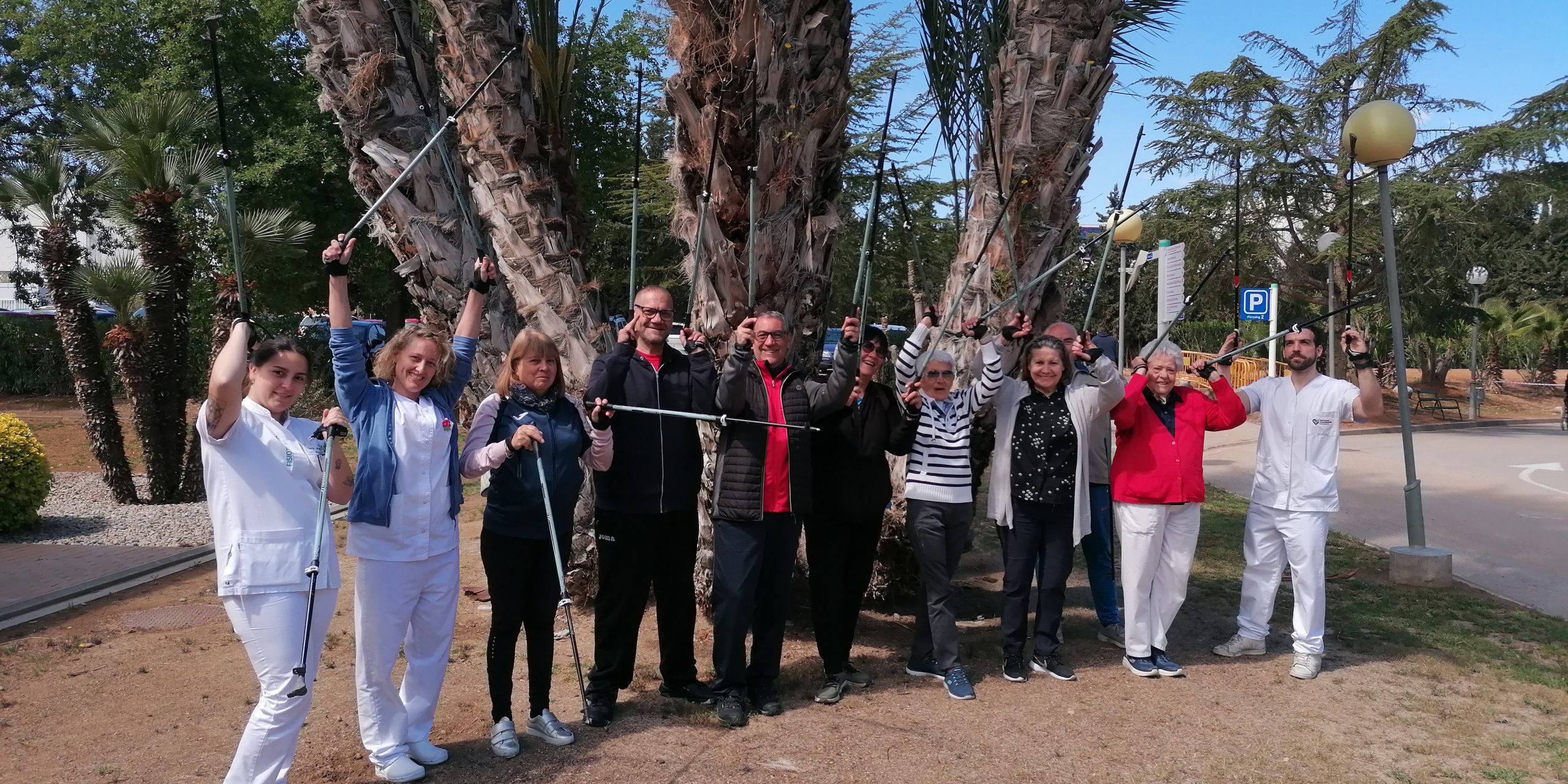 Marxa Nòrdica a l'Hospital Sagrat Cor