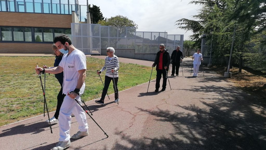 Marxa Nòrdica a l'Hospital Sagrat Cor