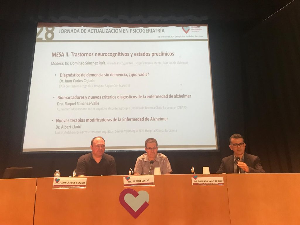 XXVIII Jornada d'Actualització en Psicogeriatria