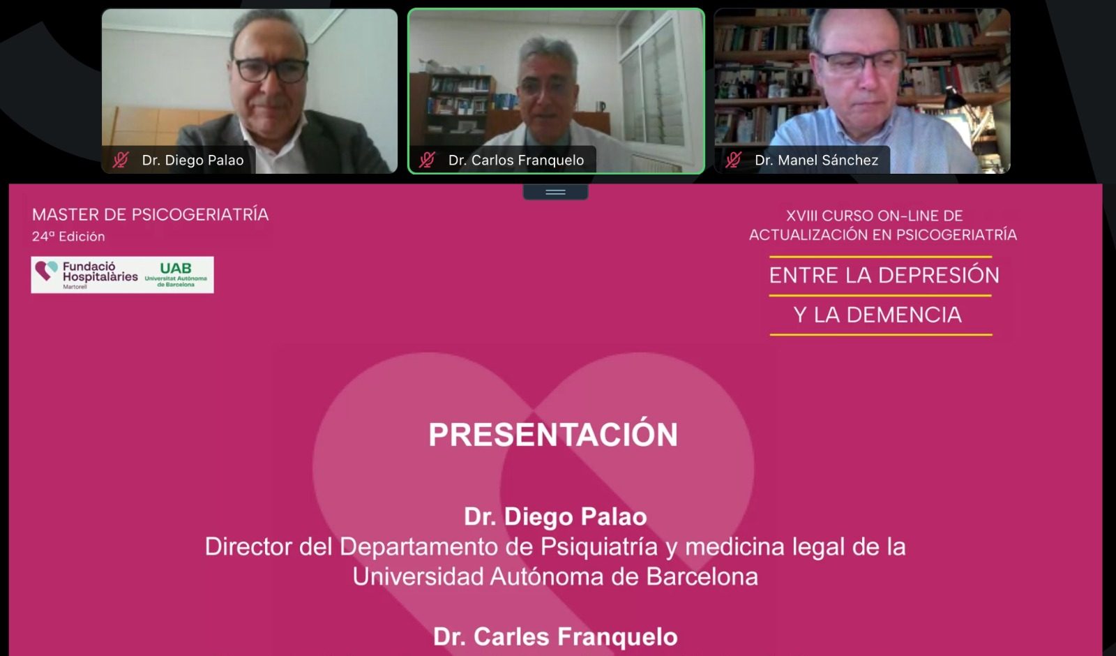 Depresión y demencia: retos y avances en el XVIII Curso de Actualización en Psicogeriatría