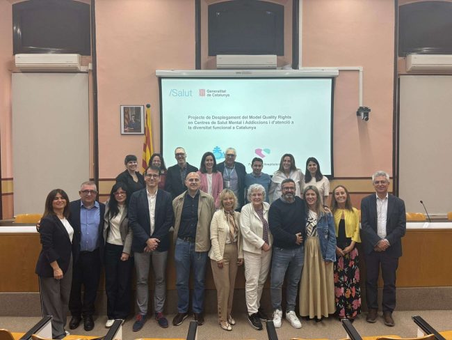 Sant Joan de Déu i la Fundació Hospitalàries impulsen el desplegament del model QualityRights a Catalunya