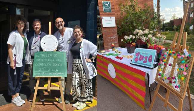 Sant Jordi i Sant Benito Menni s’uneixen en una jornada plena d’hospitalitat i solidaritat